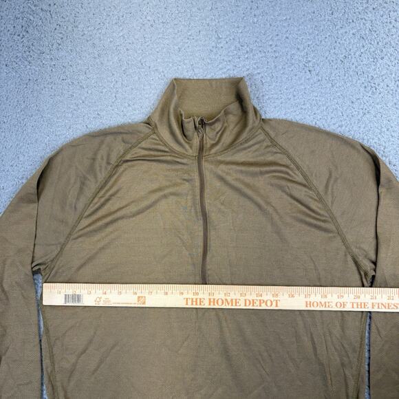 SEKRI PCU Level 1 Long Sleeve Shirt Men's Large 1/4 Zip Brown NEW - Picture 4 of 7